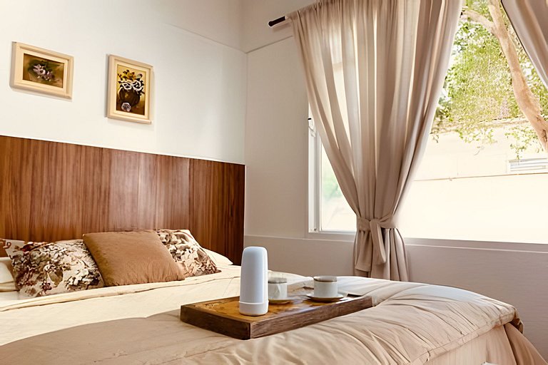 Suíte charmosa com quintal privativo