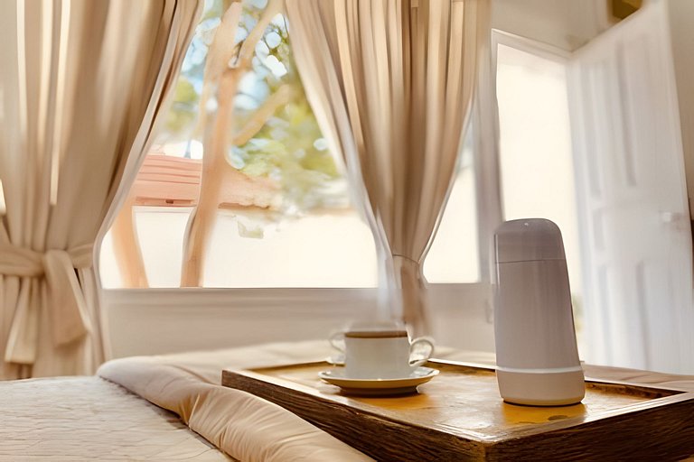 Suíte charmosa com quintal privativo